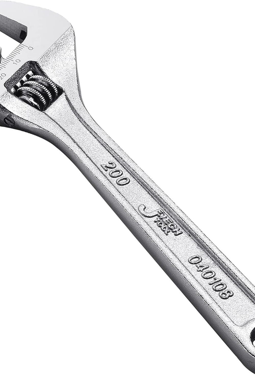Jetech 8-Inch Adjustable Wrench - Professional Spanner Cr-V Steel Shifter Spanner with Metric Scale Wide Caliber Opening, for Home, Garage, Workshop and DIY
